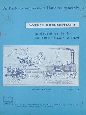cover image of La Savoie, de la fin du XVIIIe siècle à 1974
